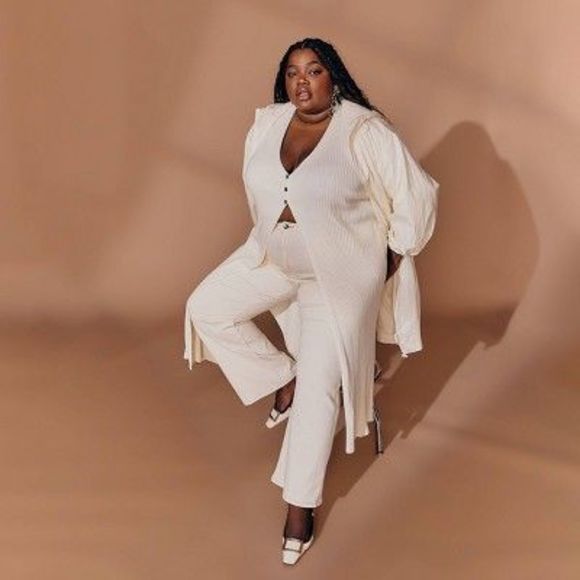 Future Collective with Gabriella Karefa-John Women's Flare Leg Denim Pant - Picture 3 of 4